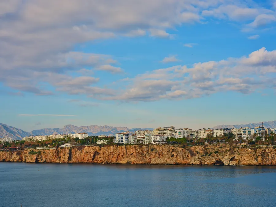 Antalya, Turkey coastline — the Mediterranean dental tourism destination where UK patients combine treatment with a relaxing holiday
